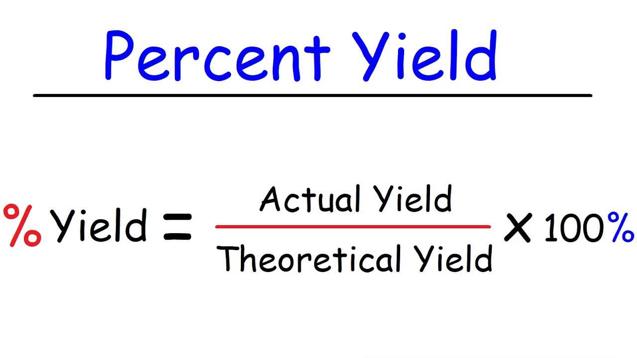 Understanding Percent Yield