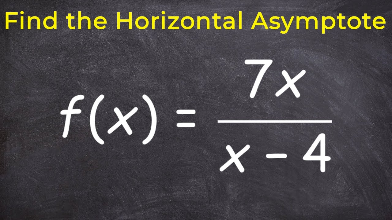 Horizontal Asymptote Graph