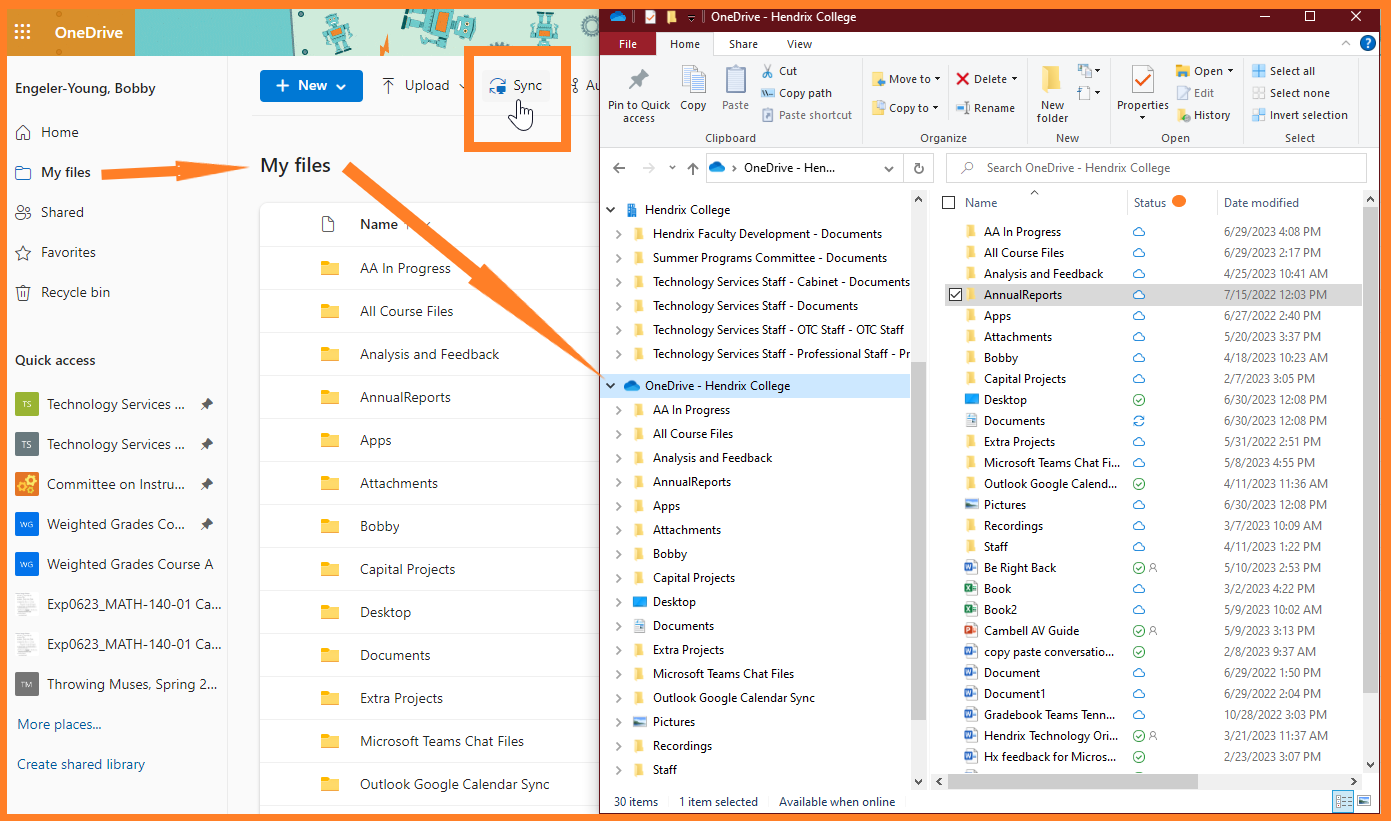 How to Sync OneDrive