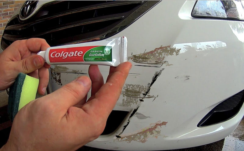 How to remove scratches from car