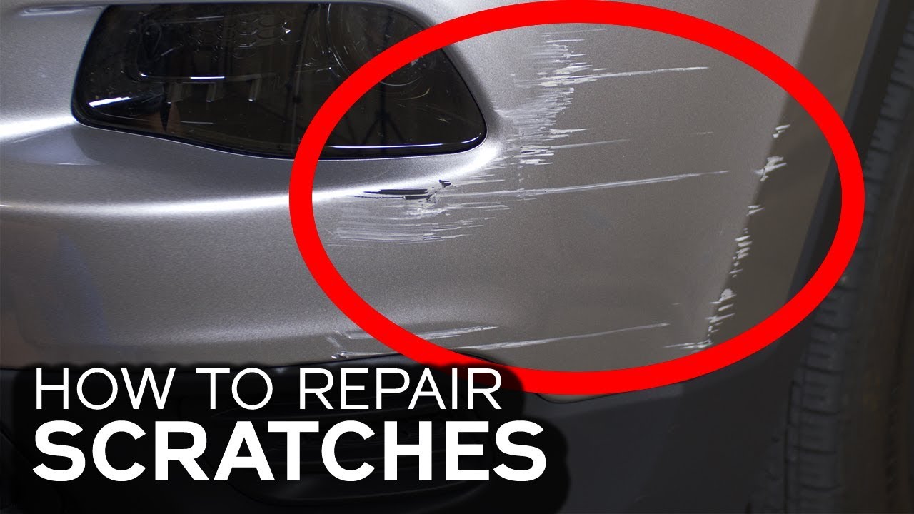 Removing scratches from car